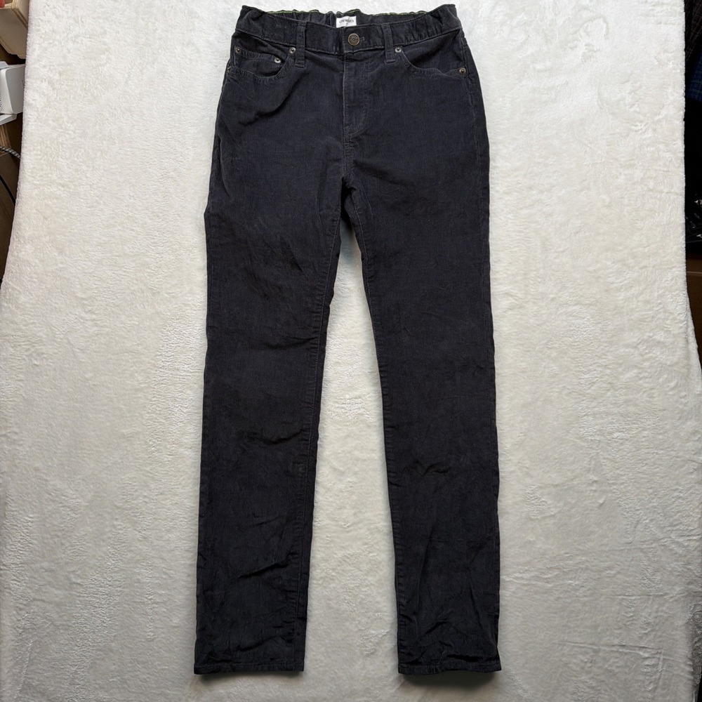 Crewcuts Girls Corduroy Pants Gray‎ Size 14 Youth Straight Leg Casual School